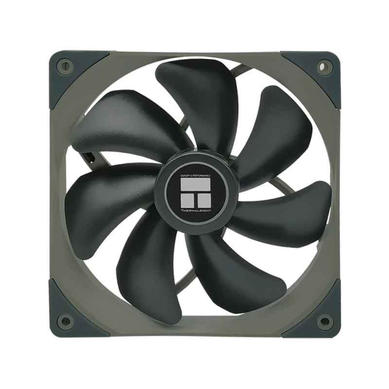 Кулер для корпуса/ Case Cooler Thermalright TL-C14 (140x140x26mm, 4-pin PWM, 74.3CFM, 26.6dBA, 1500RPM, Grey)