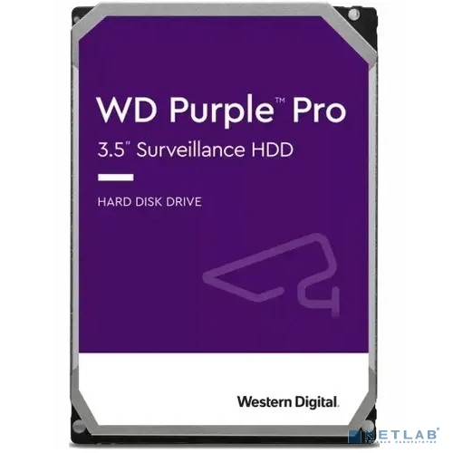 Жесткий диск Western Digital Purple PRO WD8001PURA 8TB 3.5" 7200 RPM 256MB SATA-III All Frame AI для систем видеонаблюдения (аналог WD8001PURP)