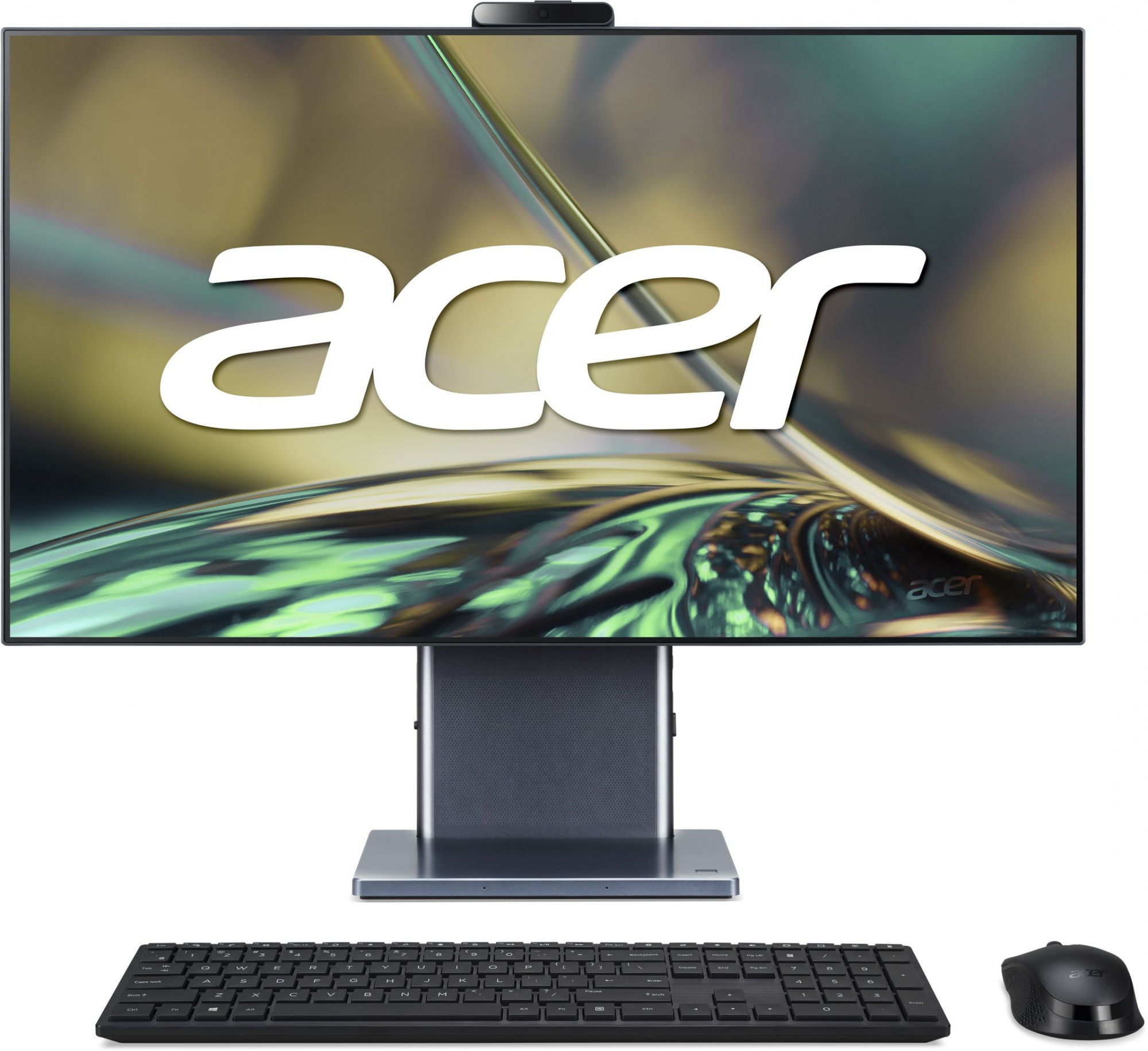 Моноблок Acer Aspire S27-1755 27" WQHD i5 1240P (1.2) 8Gb SSD512Gb Iris Xe CR noOS GbitEth WiFi BT 135W клавиатура мышь Cam серый 2560x1440.27 (DQ.BKDCD.001)