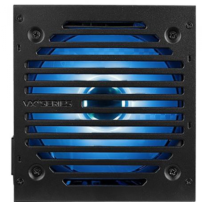 Aerocool 600W Retail VX PLUS 600 ATX v2.3 Haswell, fan 12cm, 500mm cable, power cord, 20+4P, 4+4P, PCIe 6+2P x2, PATA x3, SATA x4, FDD