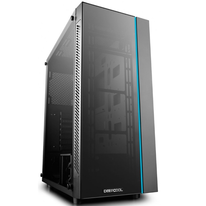 Корпус Deepcool MATREXX 55, черный, без БП, ATX, 2x2.5"/3.5" combo, 2x2.5",1xUSB3.0, 2xUSB2.0, Audio, Front 3x120mm/ 3x140mm