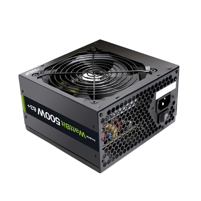 Блок питания Zalman ZM500-XEII, 500W, ATX12V v2.3, Dual Forward Switching Circuit Design, 12cm Fan, Retail