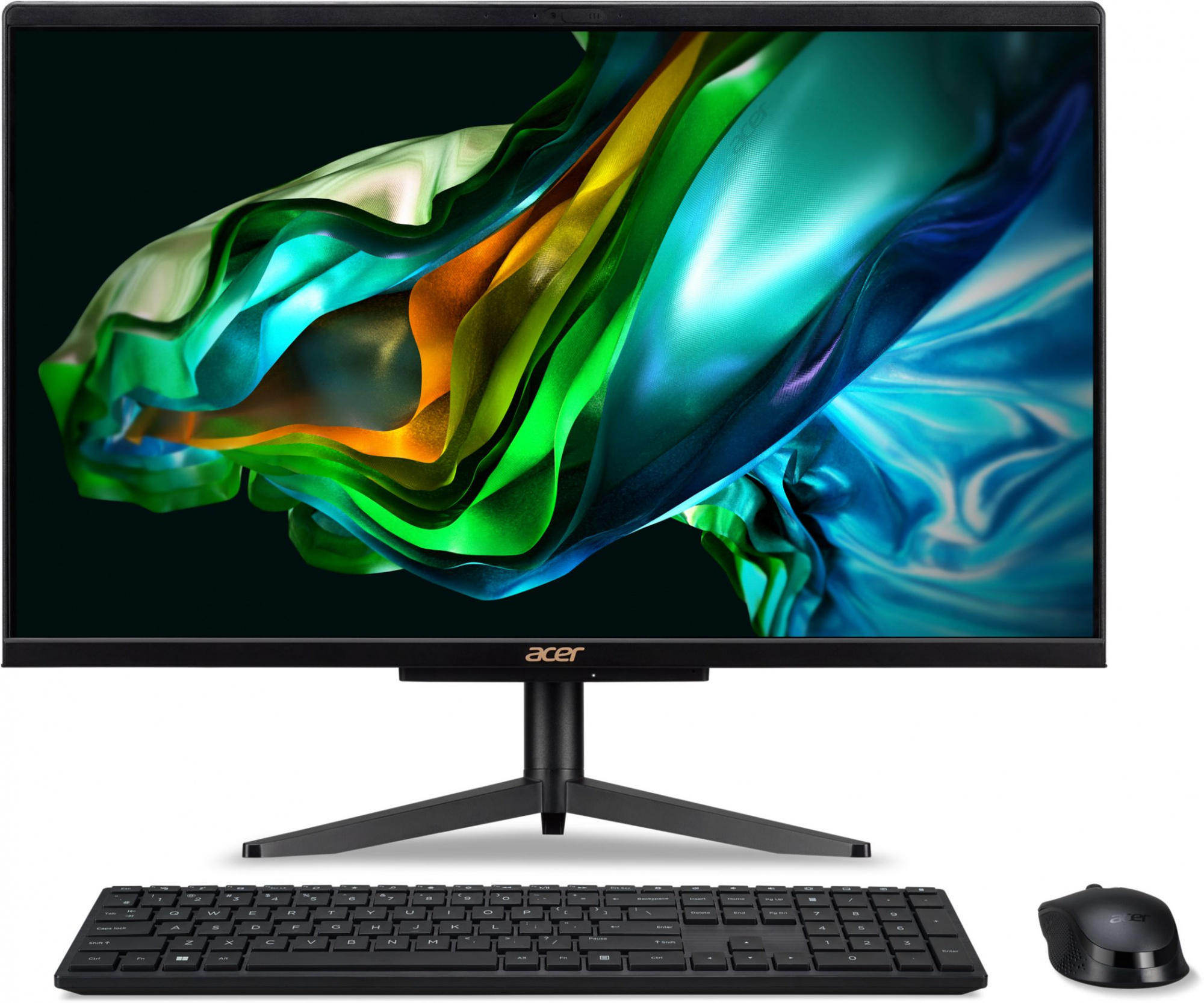 Моноблок Acer Aspire C24-1610 23.8" FHD i3 N305 16Gb SSD512Gb CR Eshell WiFi BT 65W клавиатура мышь черный 1920x1080 (DQ.BLCCD.003)