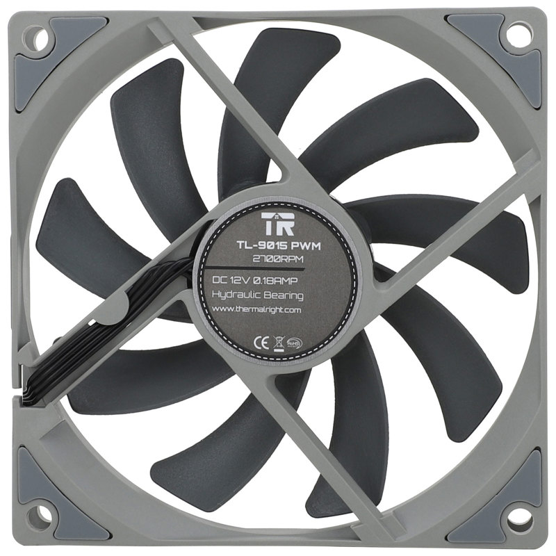 Вентилятор для корпуса Thermalright TL-9015 92х92x15 серый 4-pin 22.4дБ Ret