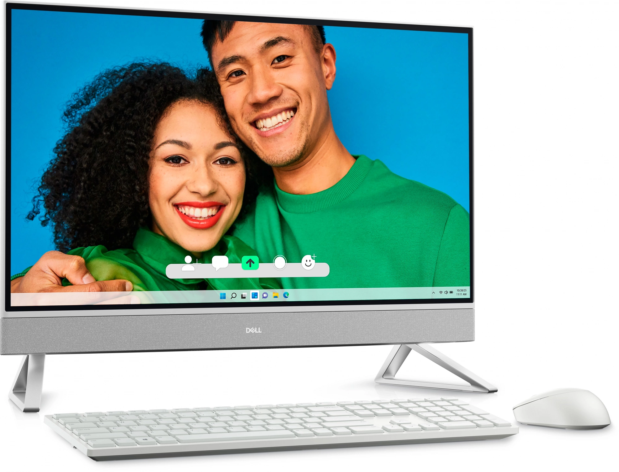 Моноблок Dell Inspiron 7730 27" FHD i5 1334U 16Gb SSD512Gb CR Win11Pro GbitEth WiFi BT клавиатура мышь серебристый 1920x1080 (7730-5621)