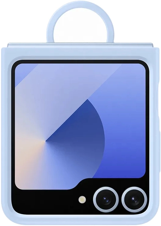 Чехол (клип-кейс) Samsung для Samsung Galaxy Z Flip6 Silicone Case Flip 6 (F741) голубой (EF-PF741TLEGRU)