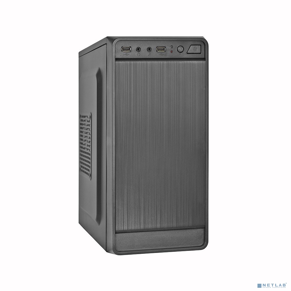 Exegate EX283122RUS Корпус Minitower ExeGate BAA-108 Black, mATX, , 2*USB, Audio