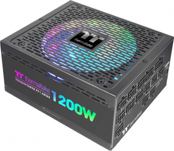 Блок питания Thermaltake ATX 1200W Toughpower PF1 ARGB 80+ platinum 24+2x(4+4) pin APFC 140mm fan color LED 12xSATA Cab Manag RTL (PS-TPD-1200F3FAPE-1)