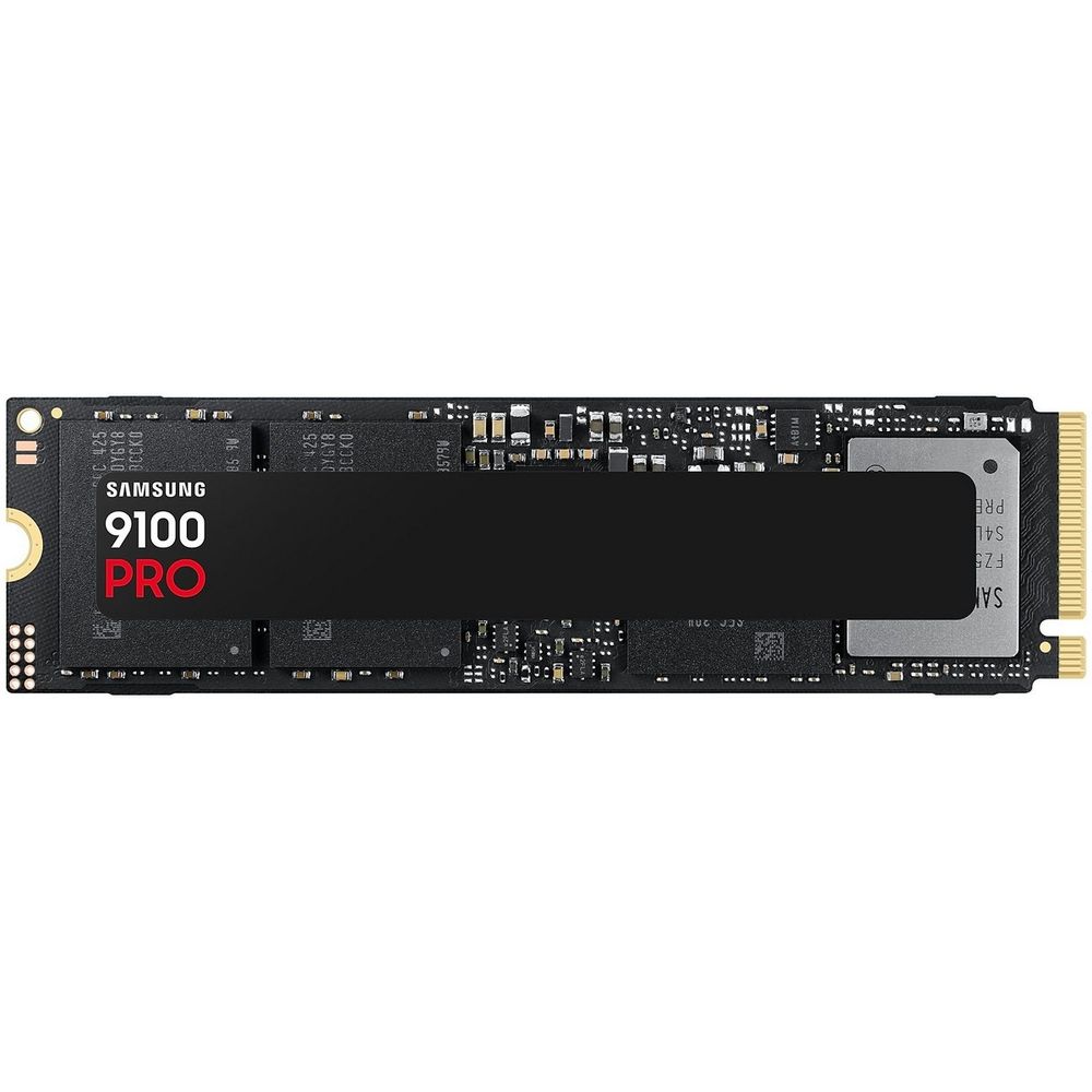 Твердотелльный накопитель SSD M.2 (PCI-E NVMe 2.0 Gen 5.0 x4) 1Tb Samsung 9100 PRO (R14800/ W13400MB/ s) 1year (MZ-VAP1T0BW)
