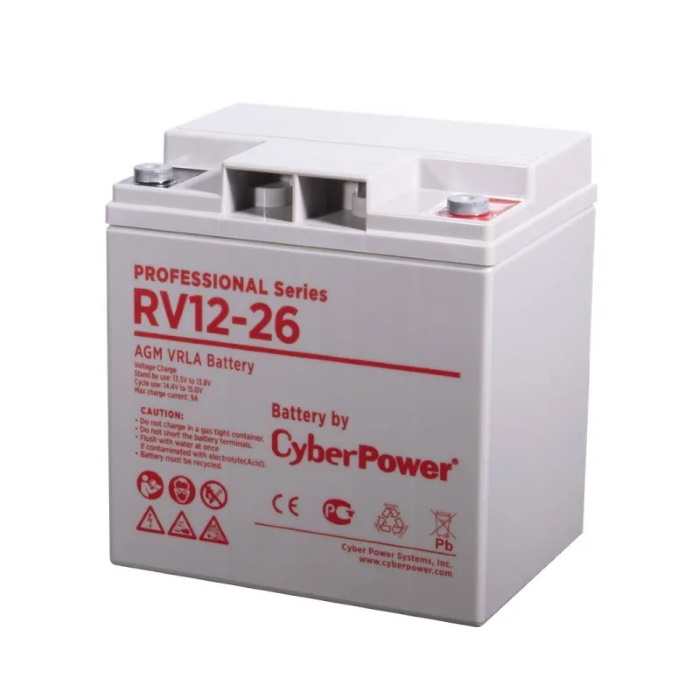 Аккумуляторная батарея PS CyberPower RV 12-26 / 12 В 26 Ач