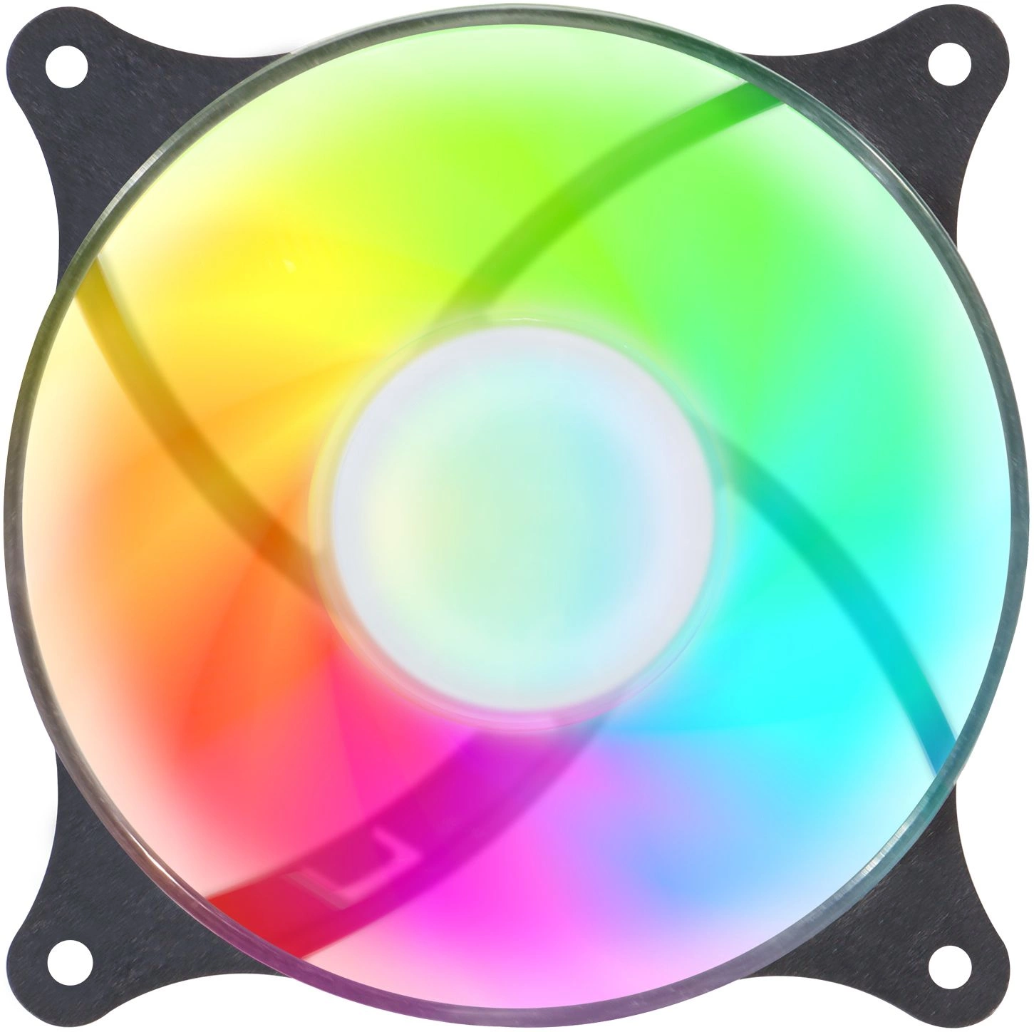 Вентилятор для корпуса GMNG GG-CF120FRGB3-PWMBK RGB 120х120x25 черный 4-pin 26дБ Ret
