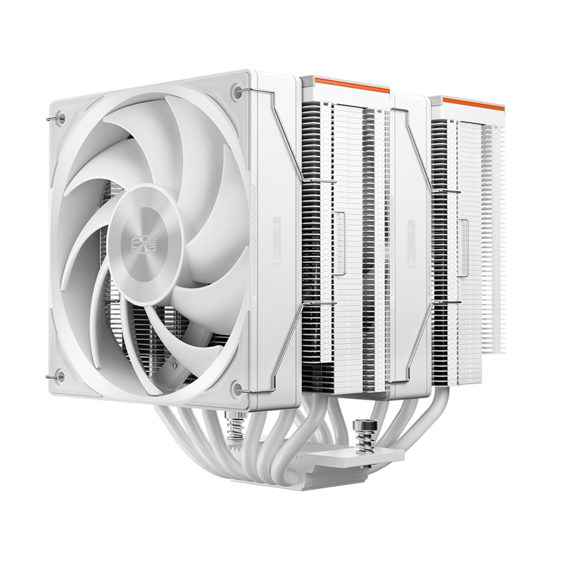 Кулер для процессора/ CPU Cooler PCCooler RZ620 WH (260W, 4-pin PWM, 157.5mm, Al/Cu, 6x6mm, 2x120mm, 86.73CFM, 32dBA, 2000RPM, S: 1851/1700/1200/115X, AM5/AM4, white)