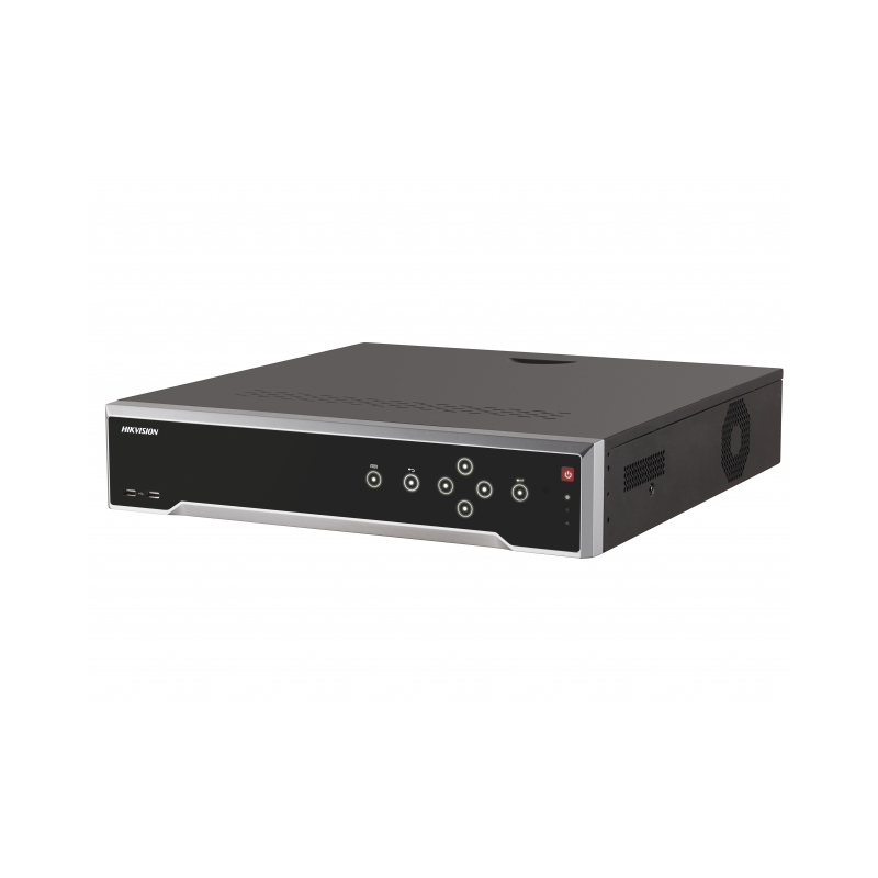 16-ти канальный IP-видеорегистратор, Видеовход: 16 каналов; аудиовход: двустороннее аудио 1 канал RCA; видеовыход: 1 VGA до 1080Р 2 HDMI до 4К 1 (DS-7716NI-I4(B))