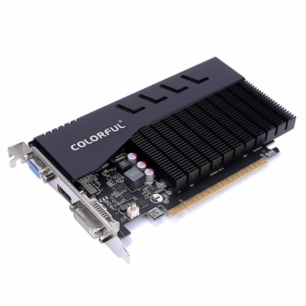 Видеокарта Colorful GT710 NF 1GD3-V 1GB GDDR3 64bit VGA DVI HDMI PASSIVE RTL