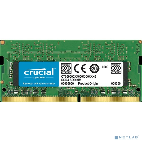 Crucial DDR4 SODIMM 8GB CT8G4SFS832A PC4-25600, 3200MHz