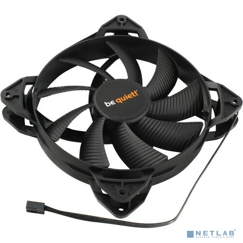 Кулер для корпуса/ Case Cooler be quiet! PURE WINGS 2 140mm PWM (140x140x25mm, 4-pin PWM, 61.2CFM, 19.8dBA, 1000RPM, Black) (BL040)