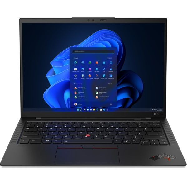 * Ноутбук Lenovo ThinkPad X1 Carbon G10 Core i7 1265U 16Gb SSD512Gb Intel Iris Xe graphics 14" IPS WUXGA (1920x1200) Windows 11 Professional black WiFi BT Cam (21CCS9Q401/M)