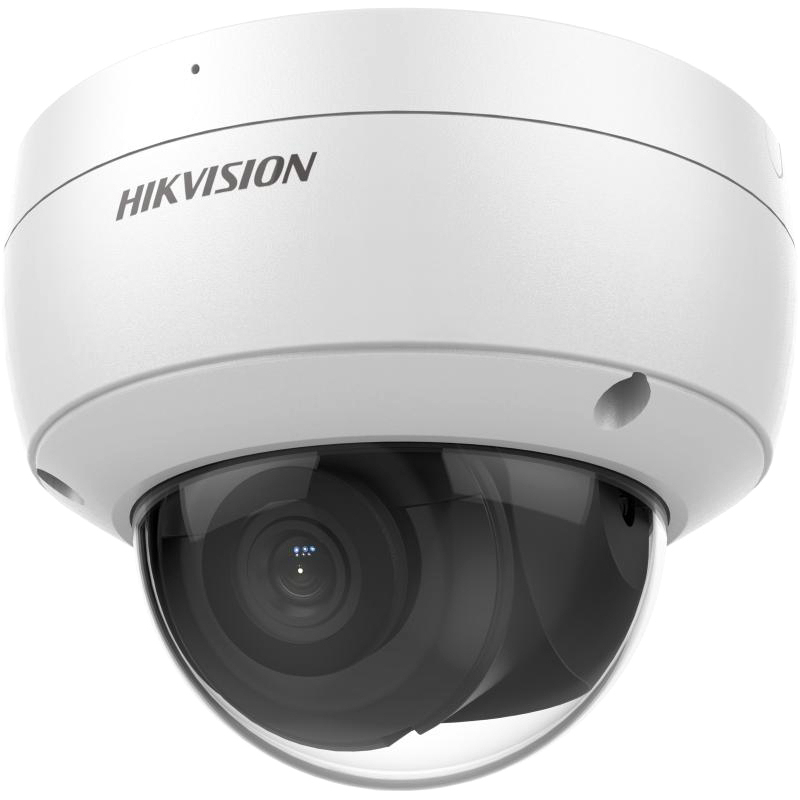 2Мп уличная купольная IP-камера/ 2Мп уличная купольная IP-камера, EXIR ИК 30м, технология AcuSense, 1/2.8 CMOS, объектив 2.8мм, угол 107, мех ИК (DS-2CD2123G2-IU(2.8MM)(D))