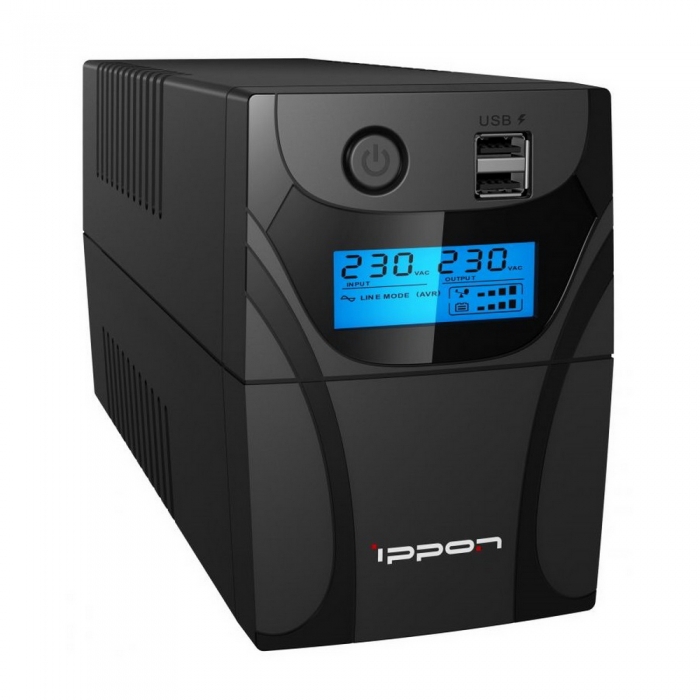 ИБП Ippon Back Power Pro II Euro 650 Line-interactive 360W/ 650VA {4} (803607) (1005511)