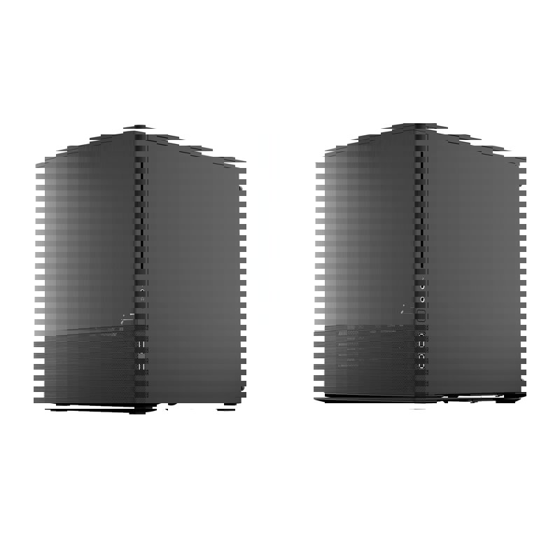 Корпус ПК без блока питания/ Case Fractal Design Node 804, Mini-Tower, 3x120mm, 2xUSB-A 3.2 mATX, mITX Black (FD-CA-NODE-804-BL-W)