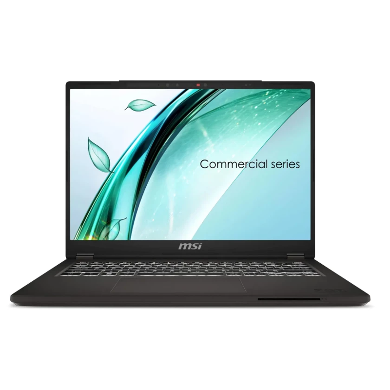 Ноутбук MSI Commercial 14 H A13MG-241XRU 14"(1920x1200 (матовый) IPS)/ Core i5 13420H/ 16Gb/ 512Gb SSD/ noDVD/ BT/ WiFi/ 1.6kg/ Solid Gray/ DOS (9S7-14L111-241)