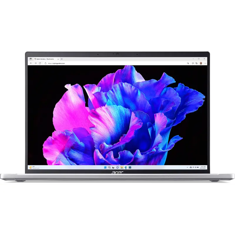 Ноутбук/ ACER Swift Go SFG14-73-77U8 14"(2880x1800 (матовый) IPS)/ Intel Core Ultra 7 155H(1.4Ghz)/ 16384Mb/ 1024PCISSDGb/ noDVD/ Int:UMA/ Cam/ BT/ WiFi/ 50WHr/ war 1y/ 1.25kg/ Silver/ Win11Home (NX.KV4CD.001)