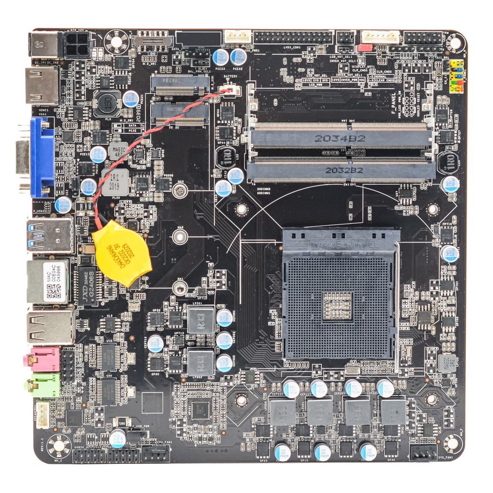 Материнская плата Afox AFMIA300-1L-V4 AM4 Mini-ITX 2xDDR4L M.2 HDMI VGA