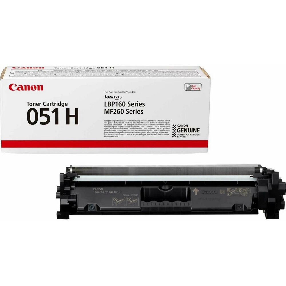 Тонер-картридж Canon 051 H 2169C002 для LBP162dw/ MF269dw/ MF267dw/ MF264dw 4100 стр. м (2169C002AA)