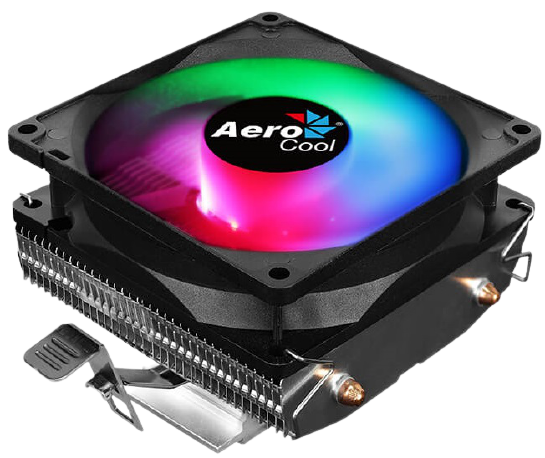 Aerocool Air Frost 2 110W / FRGB / 3-Pin / Intel 115*/ 775/ 1200/ 1700 / AMD / Heat pipe 6mm x2