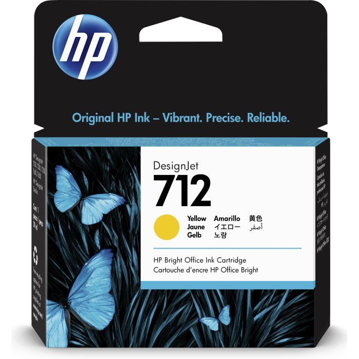 Картридж/ HP 712 29-ml Yellow DesignJet Ink Cartridge (3ED69A)