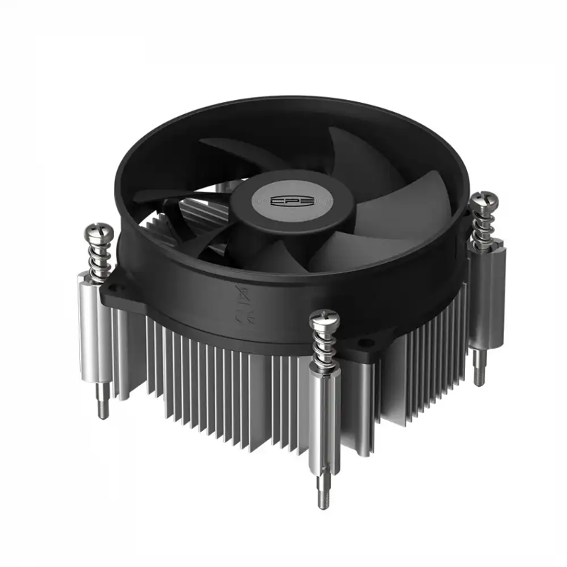 Кулер для процессора/ CPU Cooler PCCooler R95-I (95W, 4-pin PWM, 60mm, Al/Cu, -mm, 1x95mm, 38.61CFM, 31.2dBA, 2800RPM, S: 1200/115X/1700/1851, silver, black)