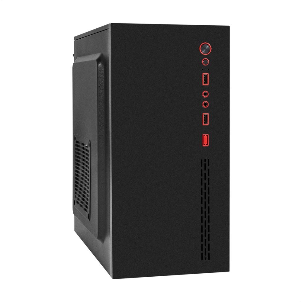 Корпус Minitower ExeGate BAA-403 (mATX, без БП, 2*USB, HD Audio, черный) (EX298159RUS)