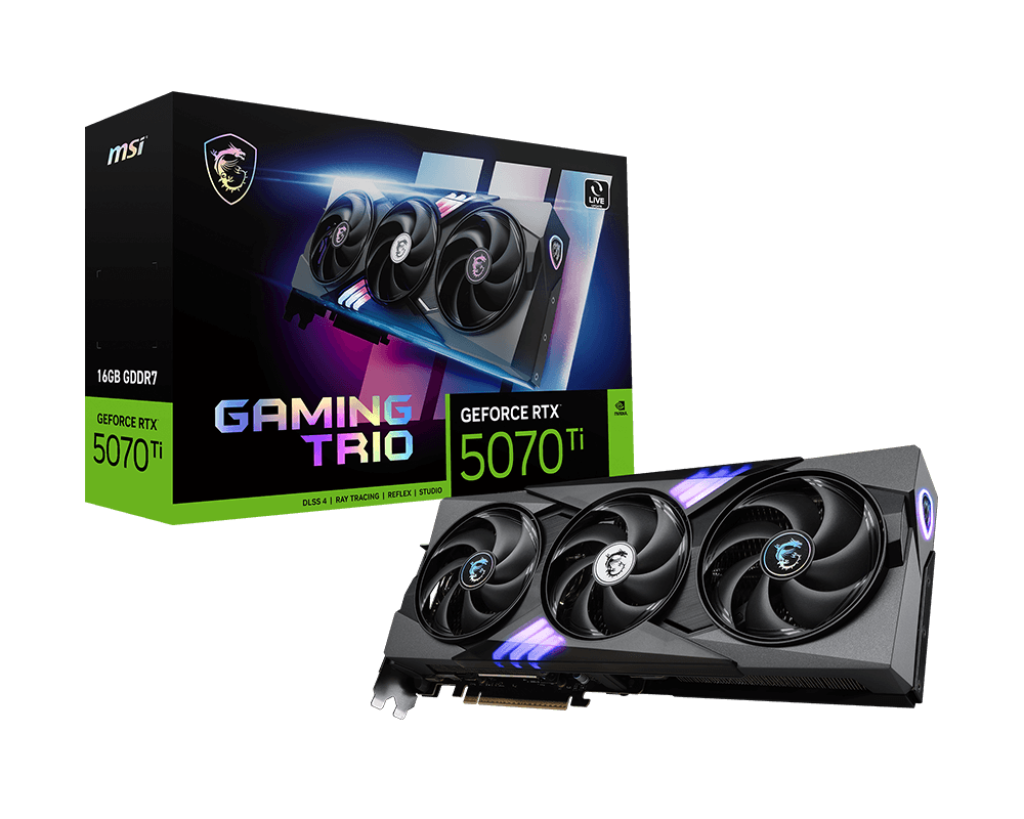 Видеокарта/ GeForce RTX 5070 Ti 16G GAMING TRIO