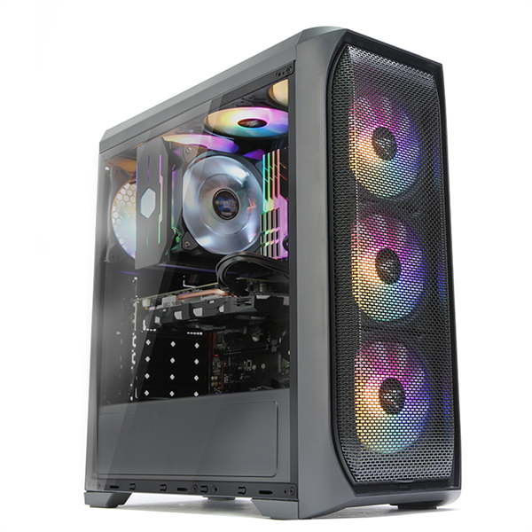 ZALMAN N5 MF, ATX, BLACK, WINDOW, 2xCombo (3.5” or 2.5”), 4x2.5", 2xUSB2.0, 1xUSB3.0, FRONT 3x120mm RGB, REAR 1x120mm RGB