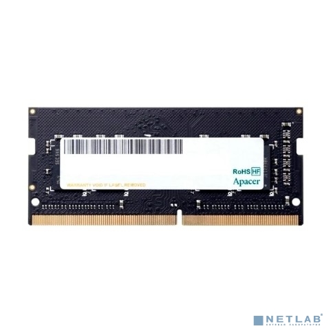 Apacer DDR4 8GB 3200MHz SO-DIMM (PC4-25600) CL22 1.2V (Retail) 1024*8 3 years (AS08GGB32CSYBGH/ ES.08G21.GSH)