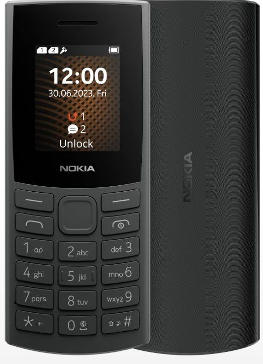 Мобильный телефон Nokia 106 (TA-1564) DS EAC 0.048 черный моноблок 3G 4G 1.8" 120x160 Series 30+ GSM900/ 1800 GSM1900 (1GF019BPA2C02)