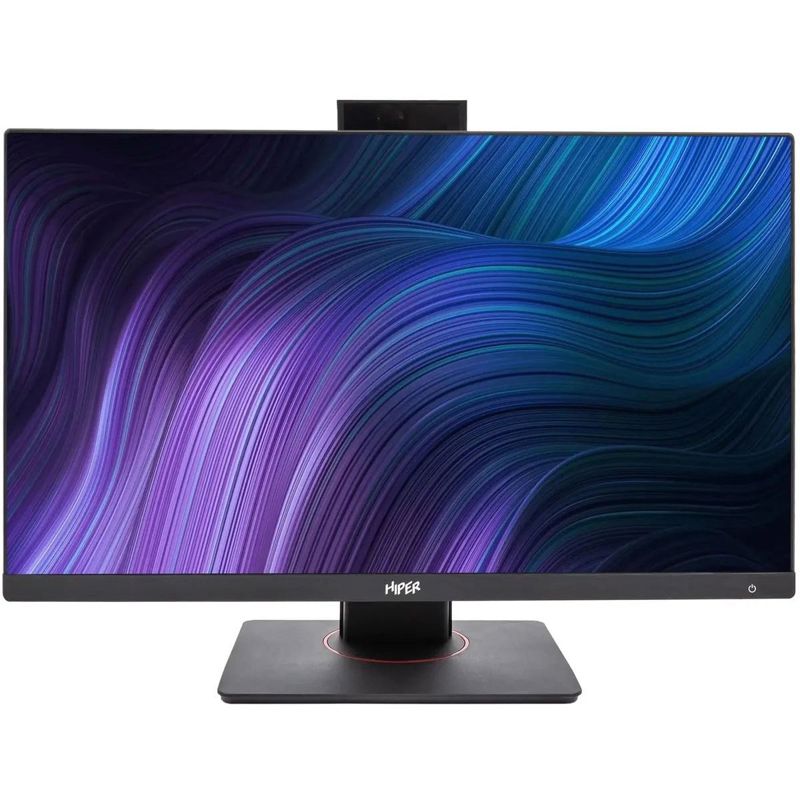 Моноблок HIPER V6 23.8"(1920x1080 (матовый) IPS)/Core i5 14400(2.5Ghz)/16Gb/512PCISSDGb/DVDrw/BT/WiFi/6.45kg/черный/Win11Pro + 5.0 SD/Беспроводные МК/WiFi6 (V6-I5144R16N5H6FBI6DPBWMKWP)