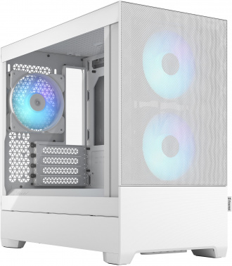 Корпус Fractal Design PoP Mini Air RGB White TG белый без БП ATX 3x120mm 2xUSB3.0 audio bott PSU (FD-C-POR1M-01)