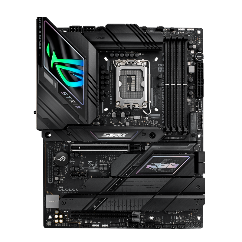 Материнская плата ASUS ROG STRIX Z790-F GAMING WIFI II, LGA1700, Z790, 4*DDR5, DP+HDMI, 4xSATA3 + RAID, M2, Audio, 2,5Gb LAN, USB 3.2, USB 2.0, ATX (90MB1FM0-M0EAY0)