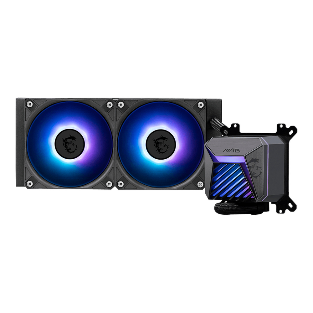 Жидкостная система охлаждения MSI MAG CORELIQUID A15 240 2x ARGB Fan, ARGB Block (306-7ZWAA11-L80)