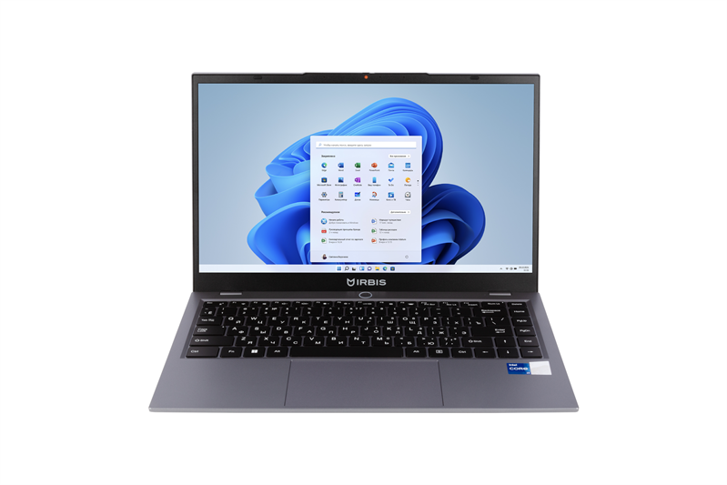 Ноутбук IRBIS 14NBP3004 14" FHD (1920x1080) IPS 300cd,Core i7-1255U,16Gb DDR4-3200(1),512Gb SSD,Wi-Fi 6+BT 5,5000MAh,Metal case,Kbd Backlit,Type-C PD charger,FPS,TPM 2.0,1.55kg,Grey,3y warranty,DOS (14NBP3004D)