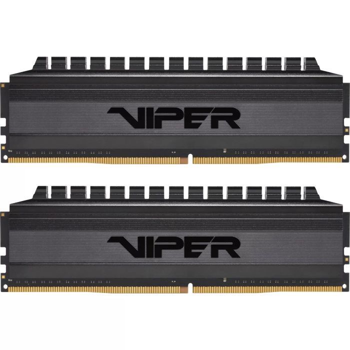 Комплект памяти Patriot Viper 4 Blackout 8GB DDR4 PC4-24000 3000MHz CL16 288-pin XMP радиатор 1.35V RTL (PVB48G300C6K)