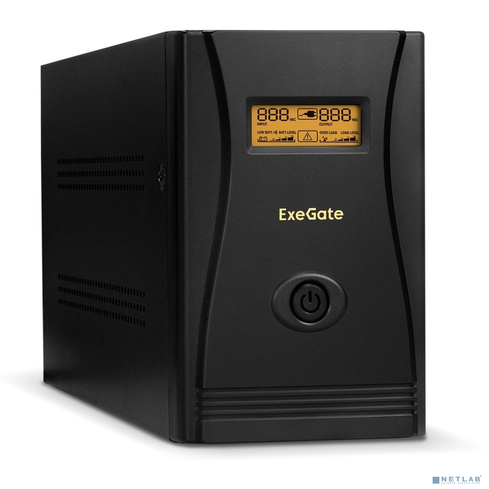 Exegate EP285494RUS ИБП ExeGate SpecialPro Smart LLB-1200.LCD.AVR.EURO.RJ.USB