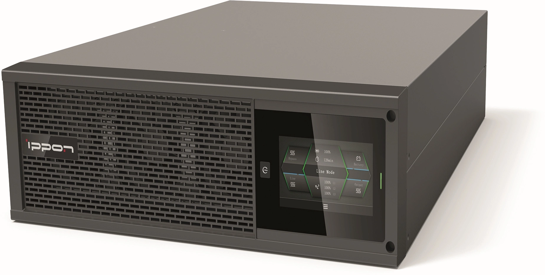 Источник бесперебойного питания Ippon Innova Unity RT 3-3 10K 10000Вт 10000ВА черный (FOR 2081126)