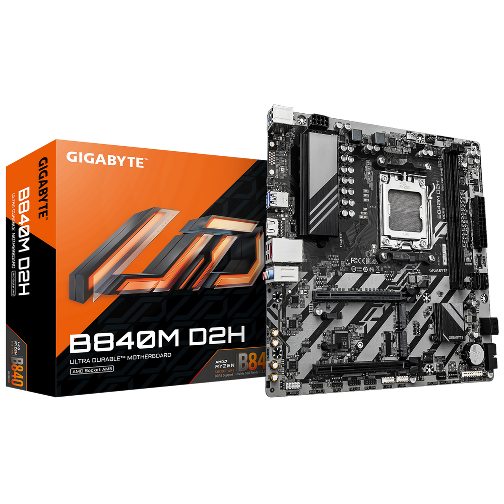 Материнская плата Gigabyte B840M D2H,