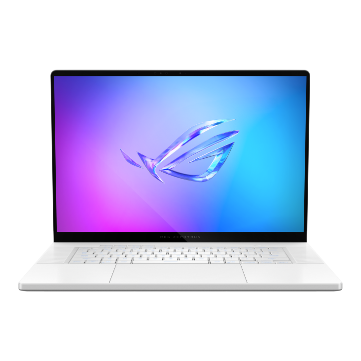 Ноутбук/ ASUS ROG Zephyrus G16 GU605CW-QR094W 16"(2560x1600 OLED 240Hz)/Intel Core Ultra 9 285H(3.7Ghz)/32768Mb/1024PCISSDGb/noDVD/Ext:NVIDIA GeForce RTX 5080(16384Mb)/Cam/BT/WiFi/90WHr/war 1y/1.95kg/Platinum White/Win11Home + (90NR0LX6-M005U0)