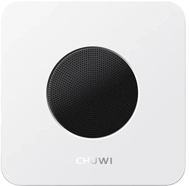Chuwi LarkBox X Intel N-series N150(0.8Ghz)/12288Mb/512SSDGb/Int:Intel UHD Graphics/BT/WiFi/war 1y/0.4kg/Grey+White/Win11Home + USB2.0*2/USB3.2*2/Type-C*1/HDMI*1/DP*1/RJ45*2/WIFI6,BT5.2/bracket (CWI556HN15)