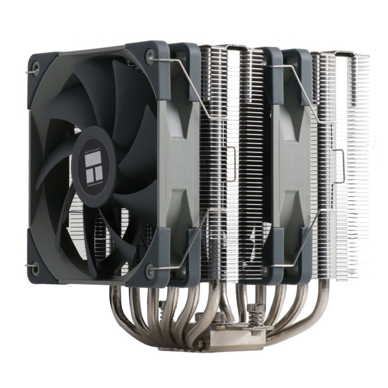Кулер для процессора/ Thermalright Peerless Assassin 120 (4-pin PWM, 157mm, Ni/CU, 6x6mm, 2x120mm, 66.17CFM, 25.6dBA, 1500RPM, S: 1700, 1200, 115X, AM5, AM4) (PA120)