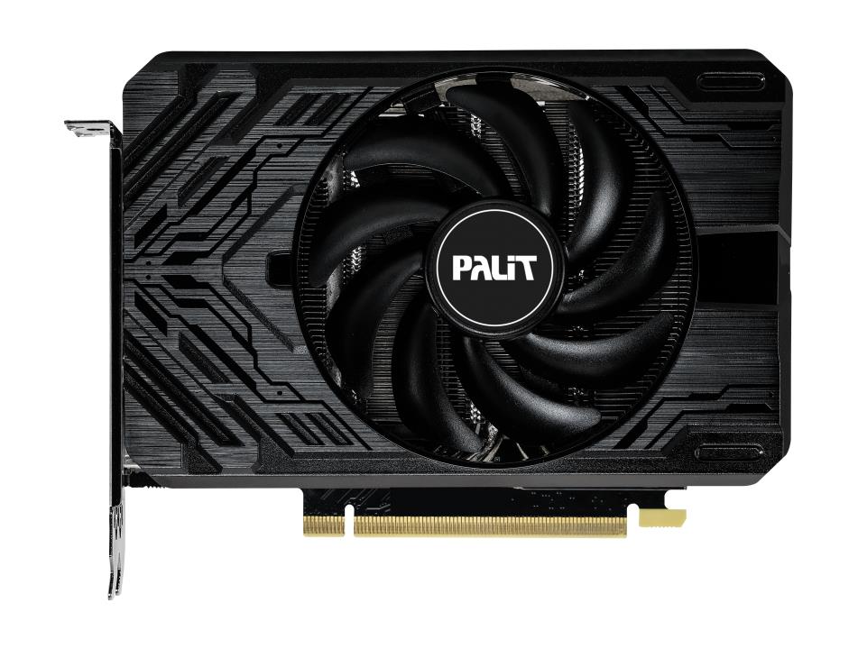 Видеокарта Palit PCI-E 4.0 RTX4060 STORMX NVIDIA GeForce RTX 4060 8192Mb 128 GDDR6 1830/ 17000 HDMIx1 DPx3 HDCP Ret (NE64060019P1-1070F)