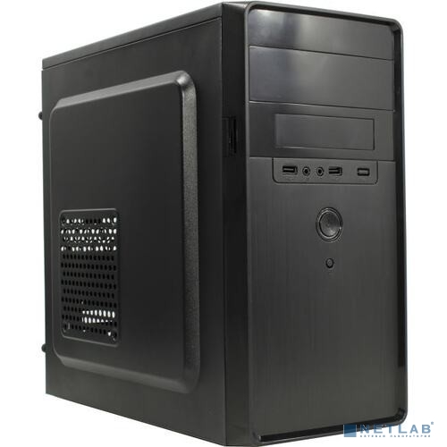 Exegate EX286426RUS Корпус Minitower ExeGate BA-309-450W-8 (mATX, БП AA450 с вент. 8см, 2*USB, HD аудио, черный)